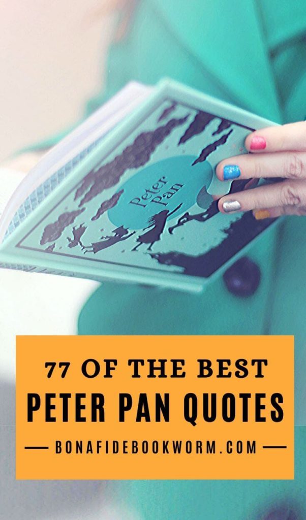 Pinterest image for Peter Pan Quotes article