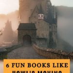 Pinterest image for books like Howl's Moving Castle article