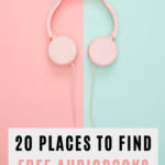 Pinterest image for free audiobooks article