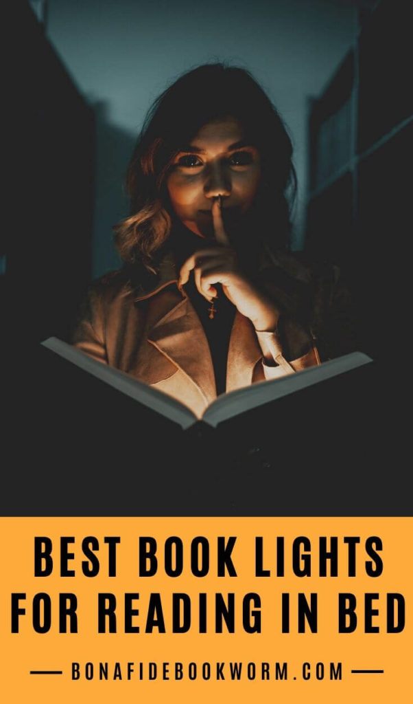 Pinterest image for best reading lights for bed article