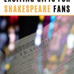 Pinterest image for Shakespeare gifts article