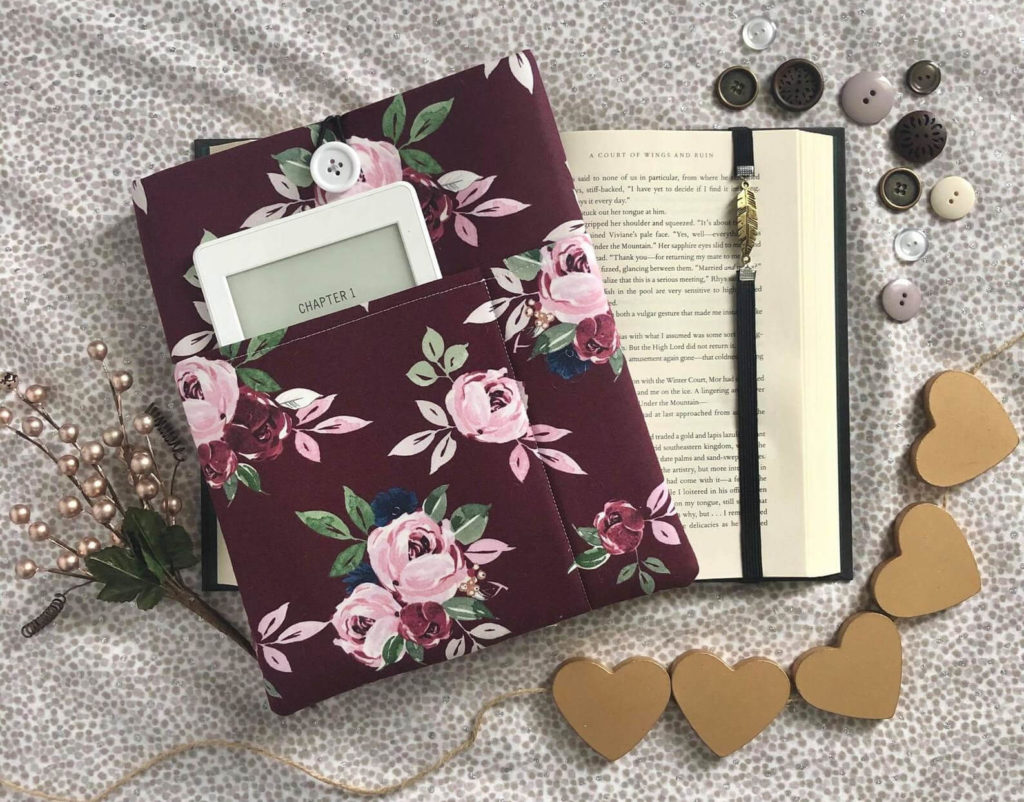 Floral Book Sleeve by CPickeringCo