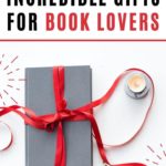 Pinterest image for gifts for book lovers article