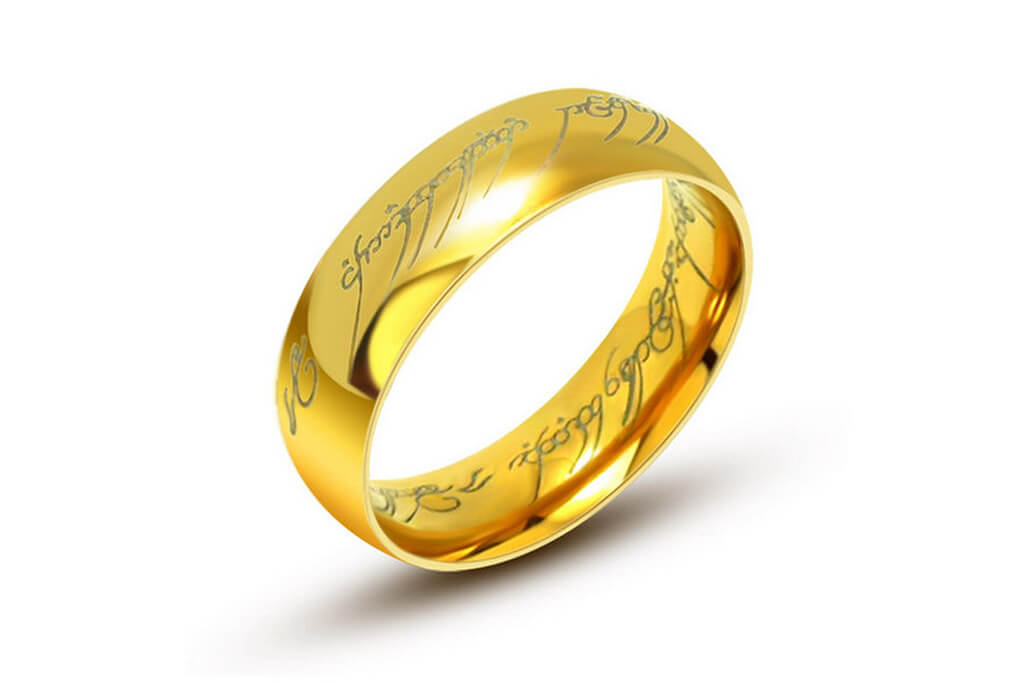 what language is the lord of the rings ring