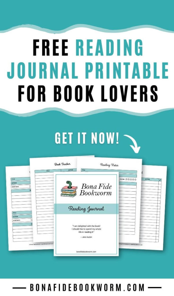The Perfect FREE Printable Reading Journal for Bookworms Bona Fide