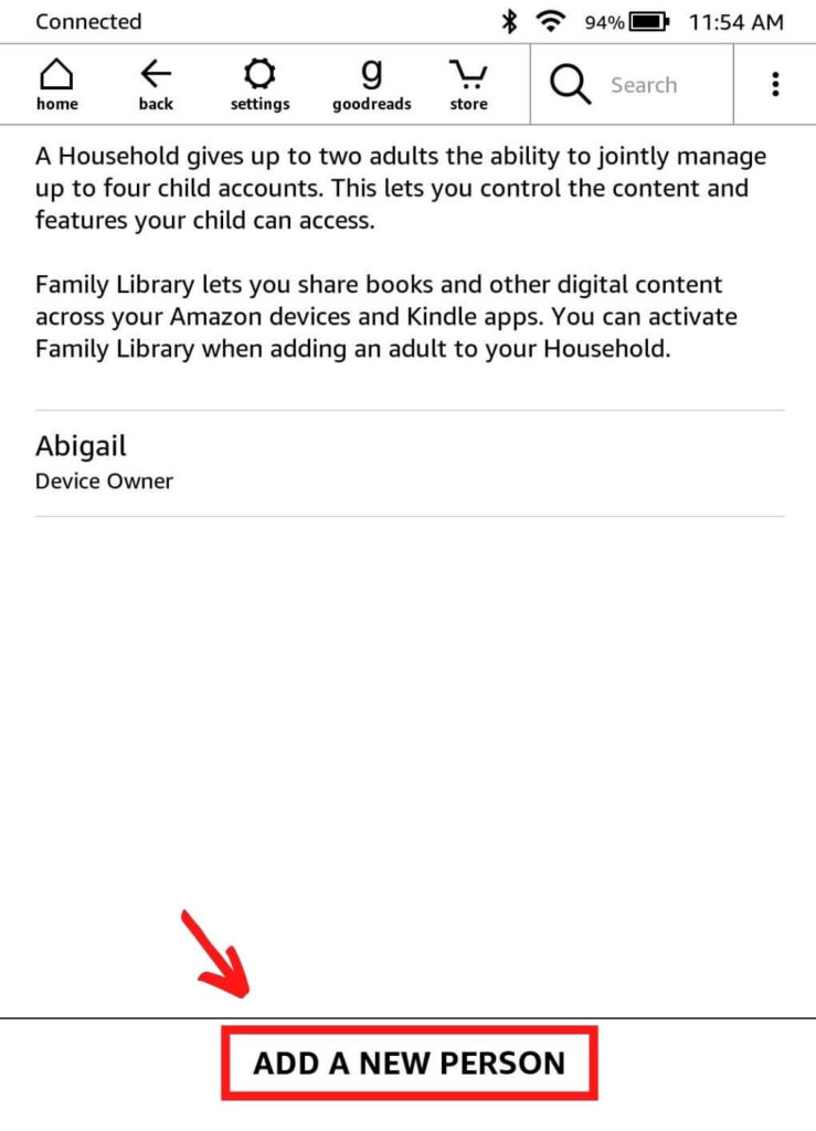 how to add a device to amazon family account