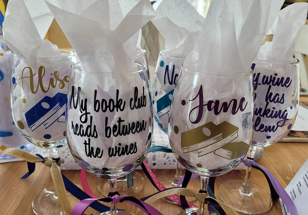 Book Club Gifts, Book Club Words Clip On Charm, Book Club