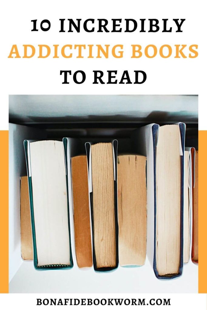Pinterest image for addicting books article