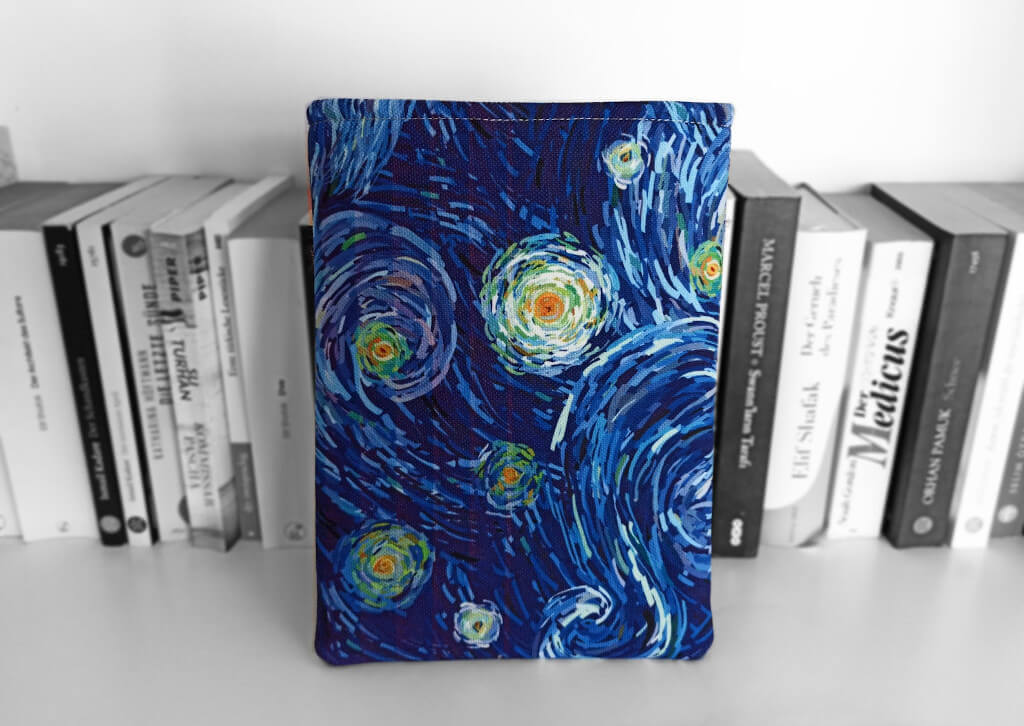 Book Sleeve with Van Gogh's Starry Night pattern by THEBookSleeve