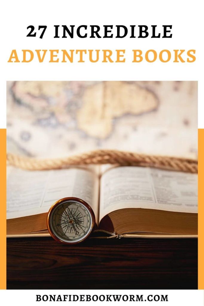 Pinterest image for adventure books article