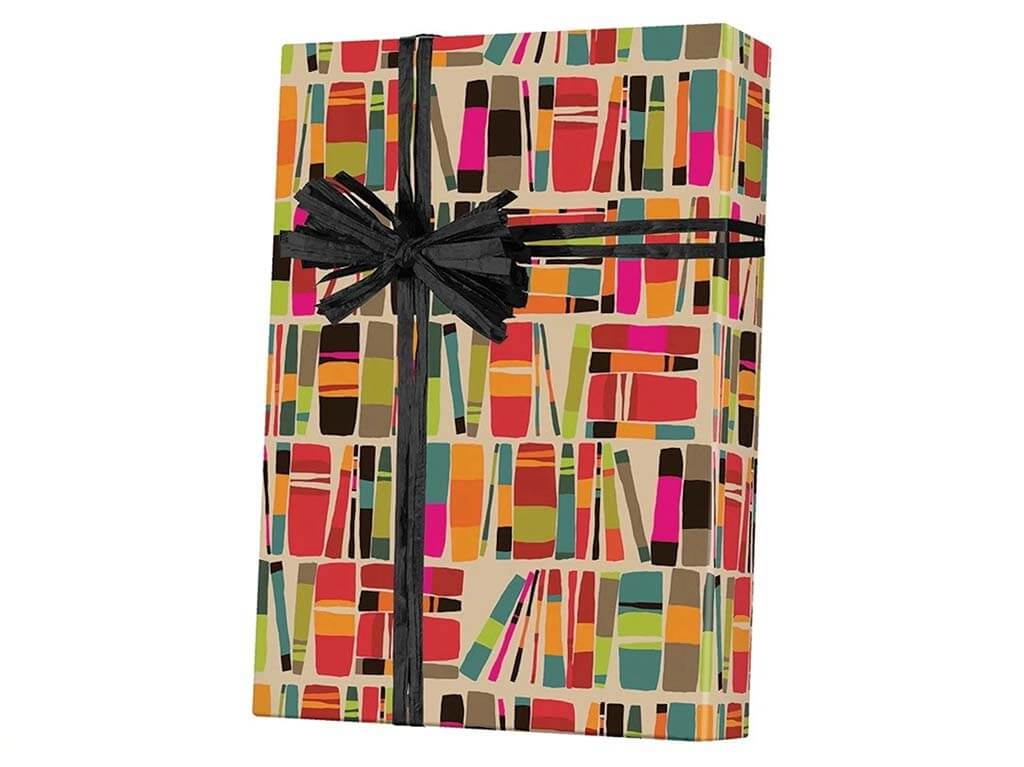 Library Books Wrapping Paper