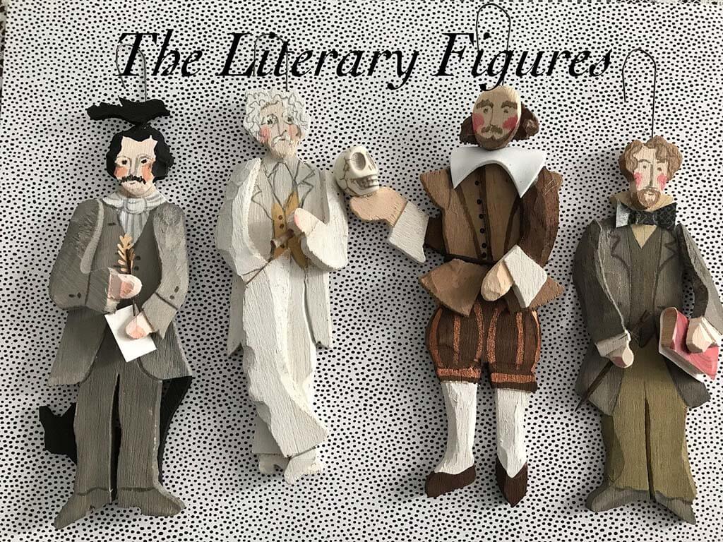 24 Book Ornaments for a LITerary Holiday