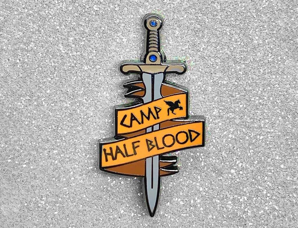 Percy Jackson Camp Half blood Demigods Cabin Pins